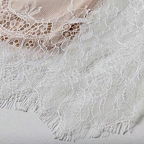 SOLD OUT Romantic Eyelash Lace Embroidered Sheer Maxi Dress - Picture 6 of 6